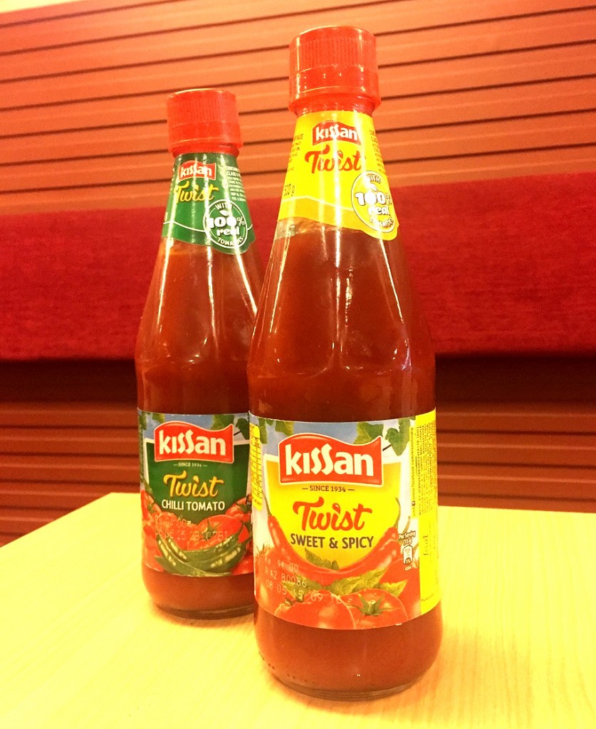 New Kissan Twist range - Chilli Tomato, and Sweet&Spicy