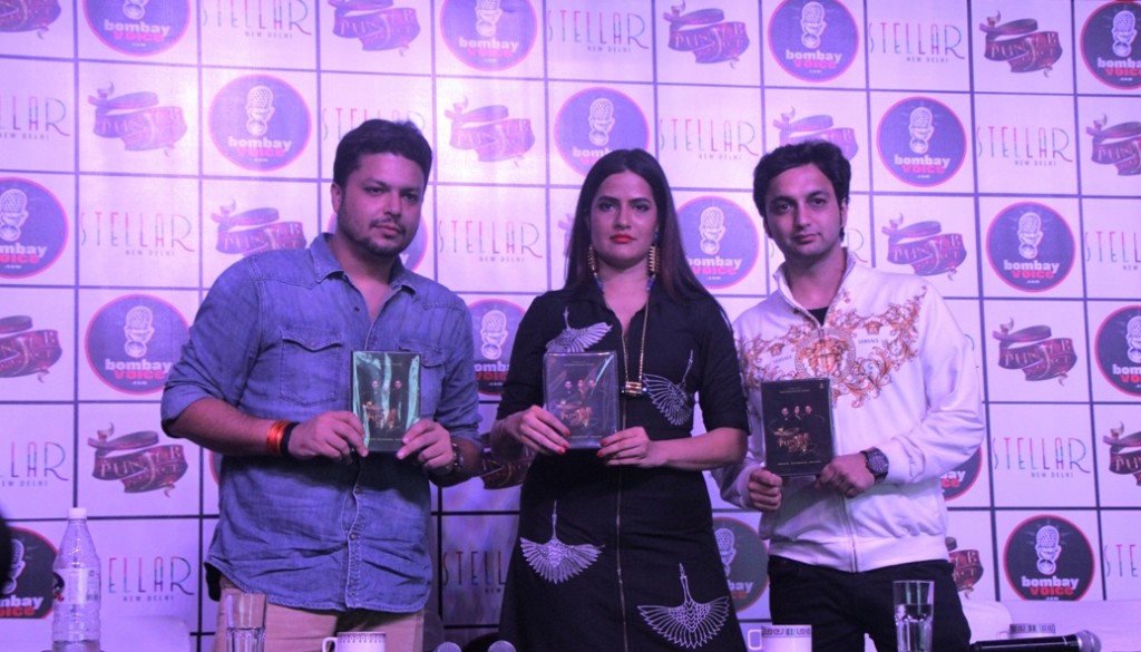 L-R_Paras Sunda, Sona Mohapatra & Sumit Sethi after the Press Conference during day time