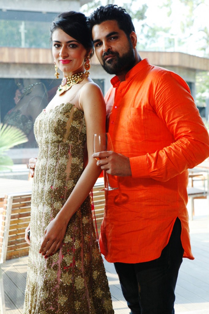 Mehak Sura and Designer Amit Talwar