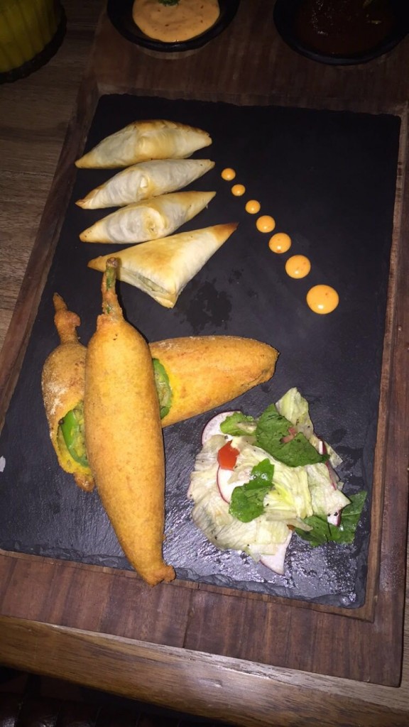 Mirchi Vada & Spanakopitas