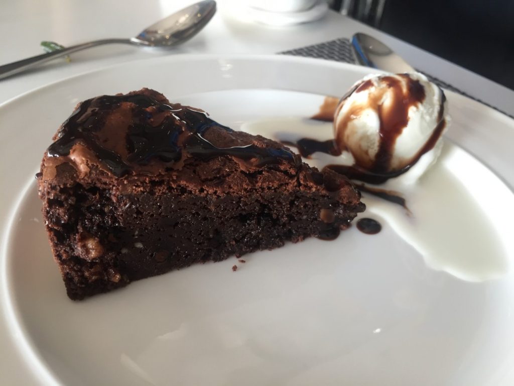 Brownie with Ice Cream